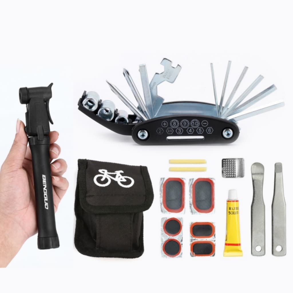Ferramentas Para Bicicleta Completo Chaves Não inclui bomba de ar