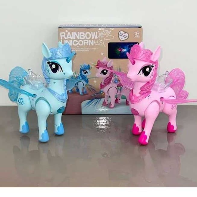 Poney Musical . Pequeno Pony Asas com Luz Som e Anda