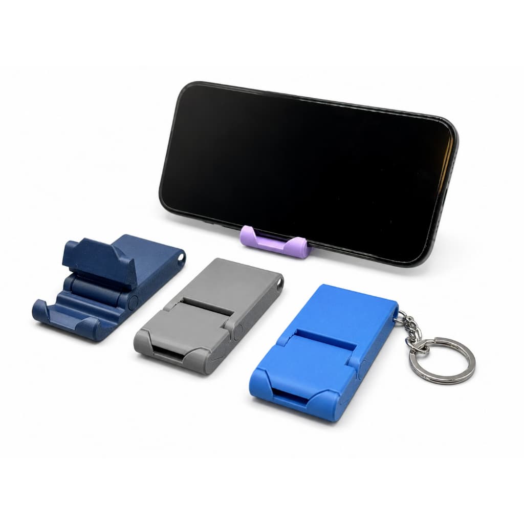 Chaveiro Suporte de Celular Portátil Dobrável Para Mesa Smartphone Universal
