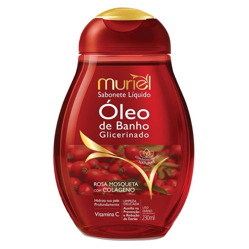 oleo de banho Líquido Muriel 230ml com Hidratação Intensa