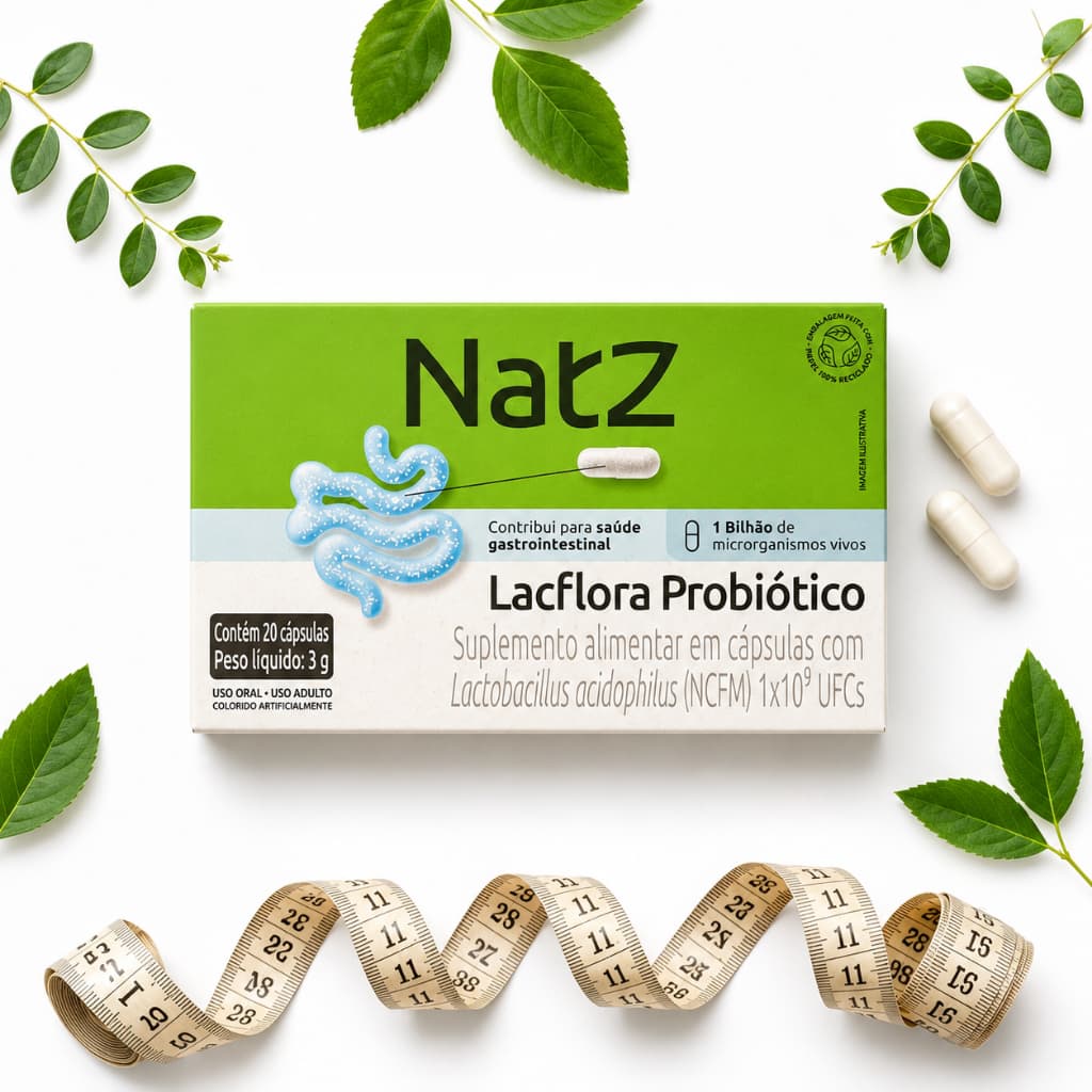 Probiótico Natz Lactobacillus Acidophilus 20 Cápsulas: Para que Serve e Benefícios