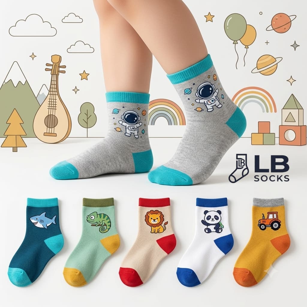 kit 24 Pares de Meias Infantil Masculina Menino Coloridas e Divertidas
