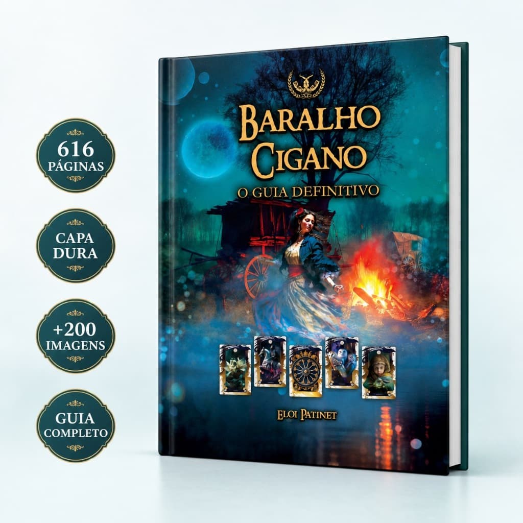 Livro Baralho Cigano Lenormand Completo 616 Páginas Capa Dura Manual para Iniciantes Os Mistérios