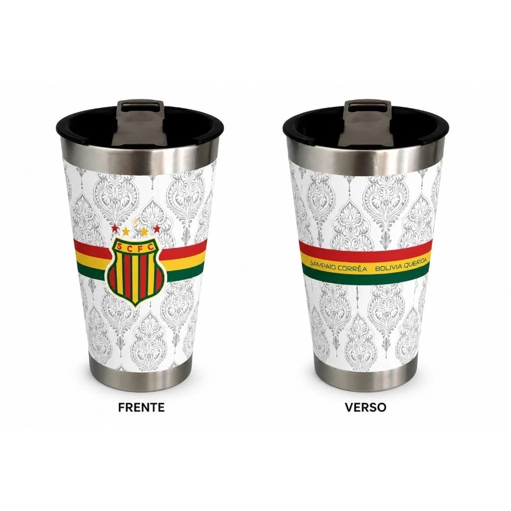Copo Térmico Inox 473ml com Tampa Resistente Parede Dupla para Uso Diário Conserva a Temperatura Ideal