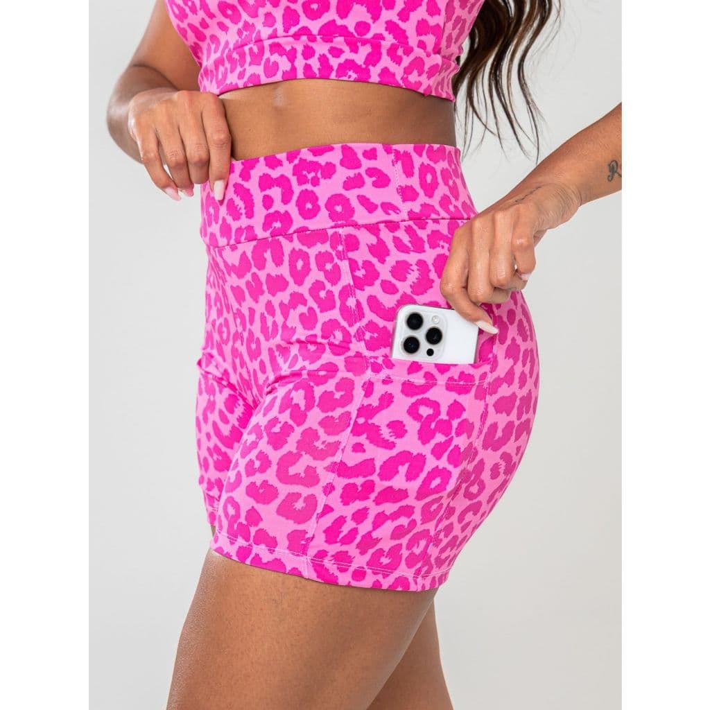 Short Feminino Esportivo com Bolso Cintura Alta Levanta Bumbum Academia Fintess Roupas Femininas
