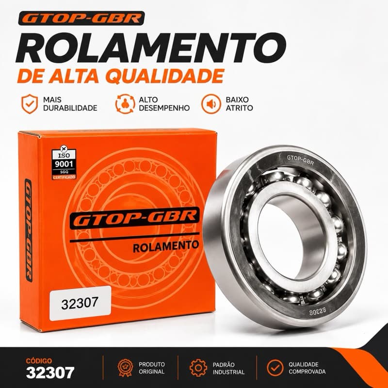 Rolamento 32307 para Máquina de Bloco GTOP-GBR Original | Alta Durabilidade