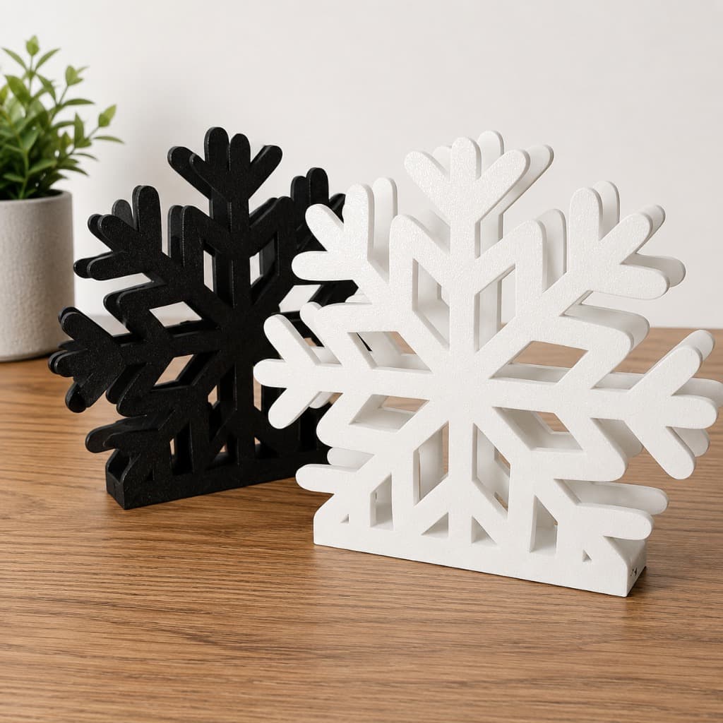 Porta Guardanapo Floco De Gelo  Decoração Mesa Posta Luxo Minimalista
