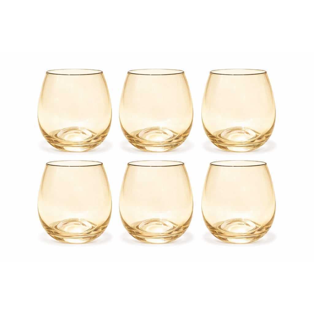 Conjunto 6 Peças de Copo de Vidro | 260ml 270ml e 350ml