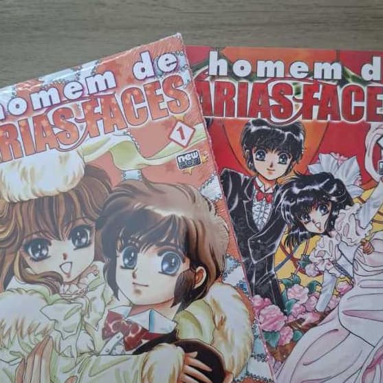 Mangá O Homem de Várias Faces - Volume 1 e 2 Completo - Clamp - Editora New Pop - LACRADO!