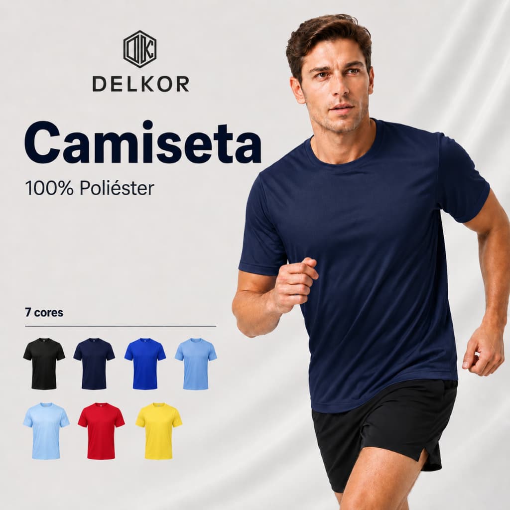 Camiseta Masculina Dry Fit Plus Size Academia Fitness Seca Rapido Presente Dia Dos Pais