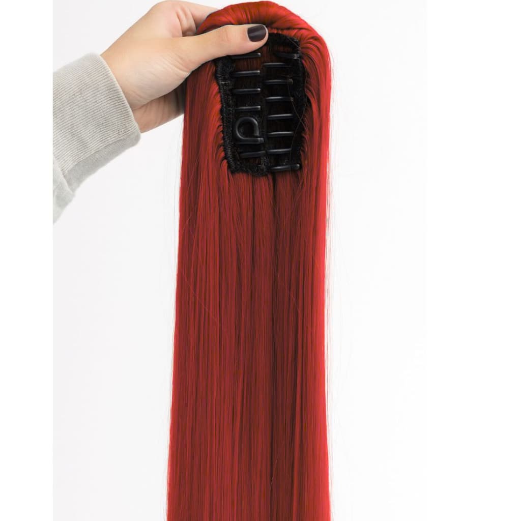 Rabo de Cavalo - Piranha - Ponytail - Vermelho - Cosplay