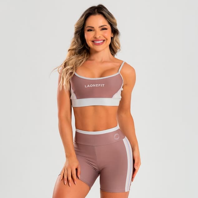 Conjunto Feminina Fitness Cintura Alta Blackout Grossa Zero transparência RARA - LAONEFIT