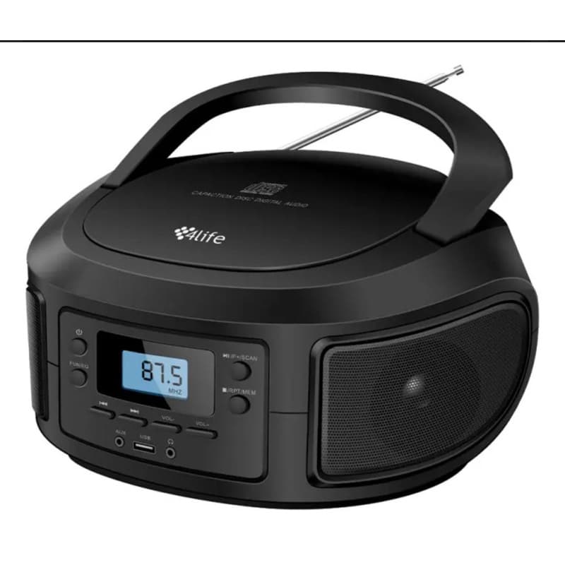 Rádio toca CD micro systen 4Life FLDO4 toca CD/bluetooth/FM/MP3/AUX/USB bivolt