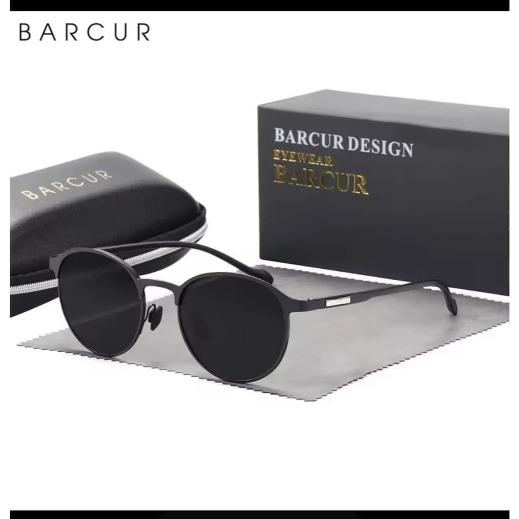 Óculos De Sol Barcur Polarizado UV400 Unissex Proteção Premium Conforto e Estilo Moderno Para Dia a Dia Dirigir Esporte