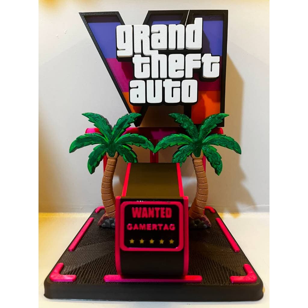 Suporte Controle Gamer GTA VI ; Suporte para Xbox, PS5, PS4 e Joystick