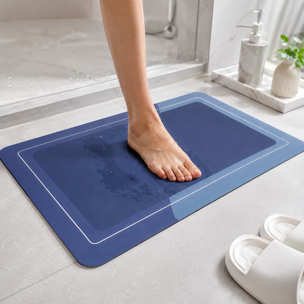 Tapete Antiderrapante de Banheiro Super Absorvente Antiderrapante Para Banheiro Porta De Entrada