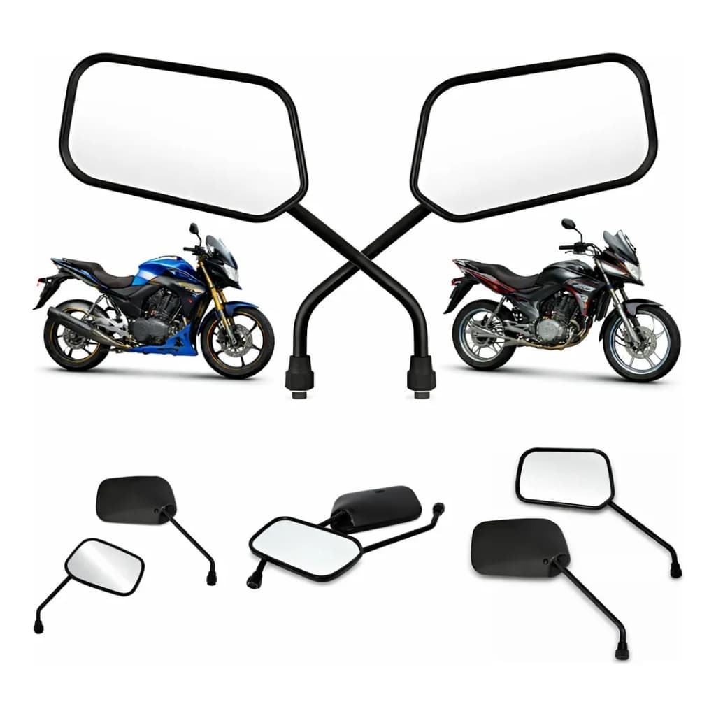 Par Retrovisor Titan Fan 150 1994 99 A 2013 Espelhos