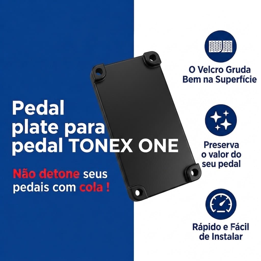 Fixador Para  Tonex One e Tonex One + IK Multimedia - Pedal Plate GGE Parts & Jigs