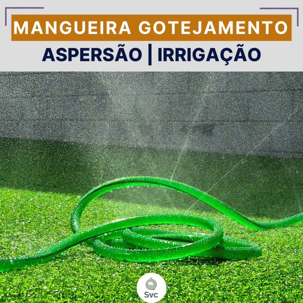 Mangueira de Aspersão, Irrigação, Gotejamento para Jardins, Hortas, Plantações 10m a 50m