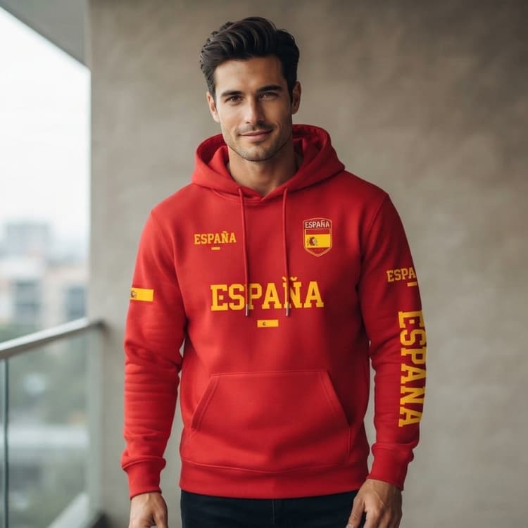 Moletom Masculino Blusa De Frio Algodão100% Espanha