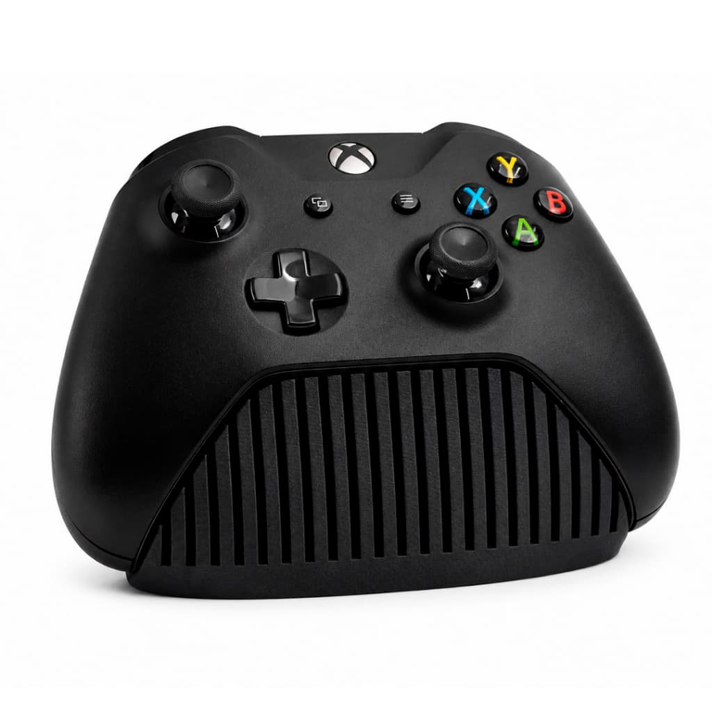Suporte para Controle Xbox Design Ripado - Base Organizadora de Mesa Gamer Moderno