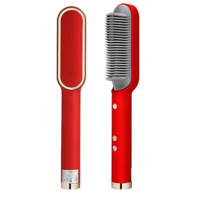 Escova Alisadora Elétrica Bivolt/Escova de Cabelo Elétrica