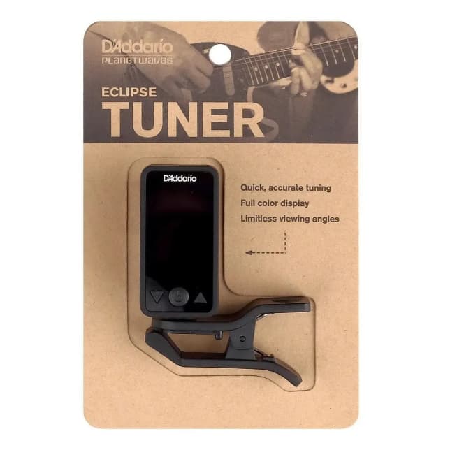 Afinador Digital Daddario Eclipse Pw-ct-17bk Clip Preto