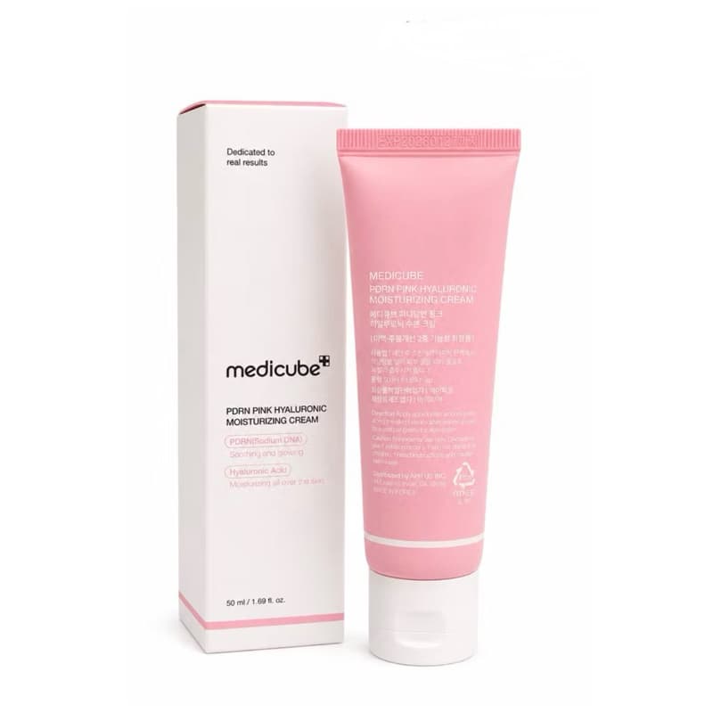 Creme Facial Hidratante Medicube PDRN Pink Hyaluronic Moisturizing 50ML