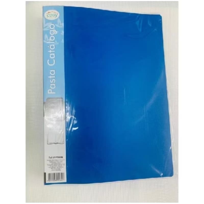 Pasta Catálogo 20 sacos A4 Capa Flexível Para material escolar Músicos Organizador de Documentos