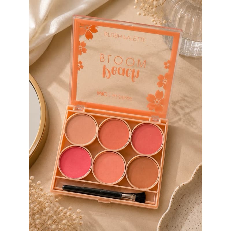 Blush Paleta 6 Cores Importada Alta Pigmentação Maquiagem Profissional