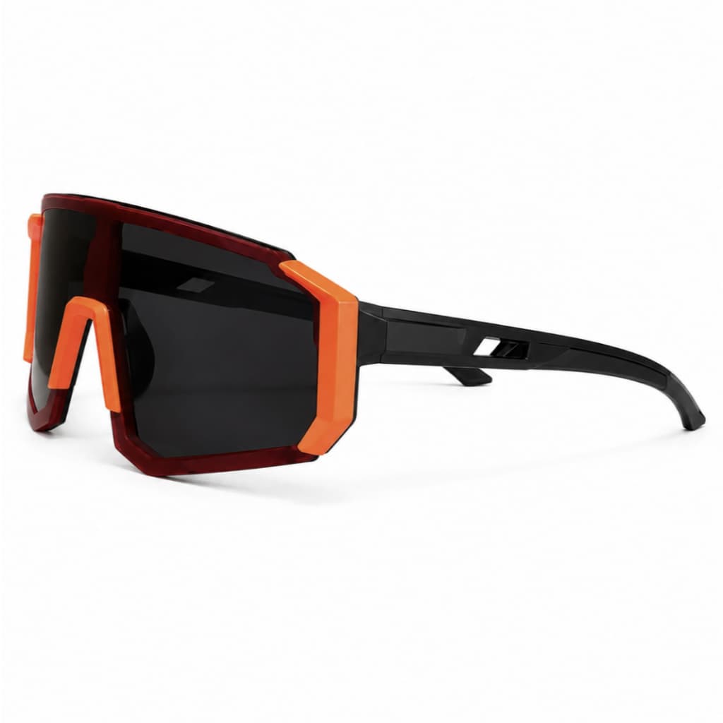 Óculos de Sol Esportivo Unissex Fashion – Estilo Moderno para Homens e Mulheres Laranja e Preto