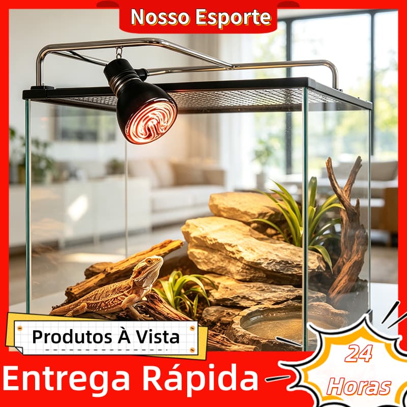 110V/220V-100W Lâmpada Cerâmica Aquecedor Repteis E Aves Aquecimento Sem Emissão De Luz