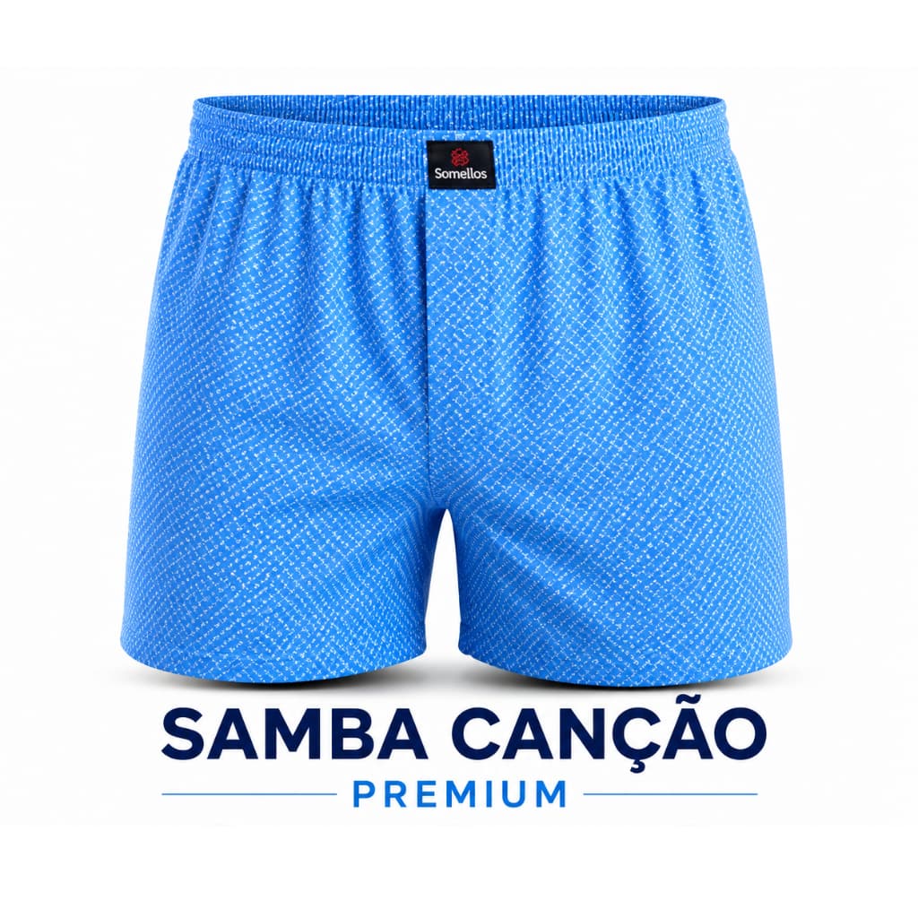 Cueca Samba Canção Masculina Microfibra Confortável Pijama de Dormir