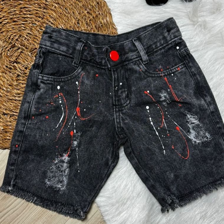 Bermuda Jeans Meninos Jogador 02 ao 16