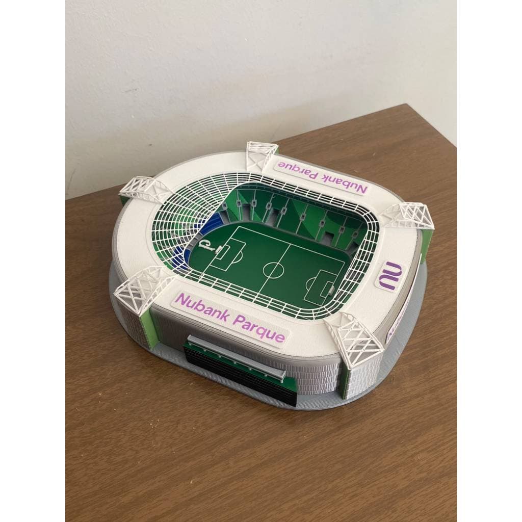 Maquete Estádio de Futebol 24cm | Miniatura Decorativa Colecionável presente para torcedor | decoração esportiva