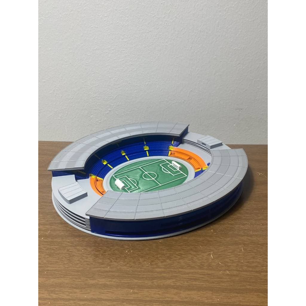 Maquete Estádio de Futebol 25cm | Miniatura Decorativa Colecionável | item colecionável | decoração esportiva