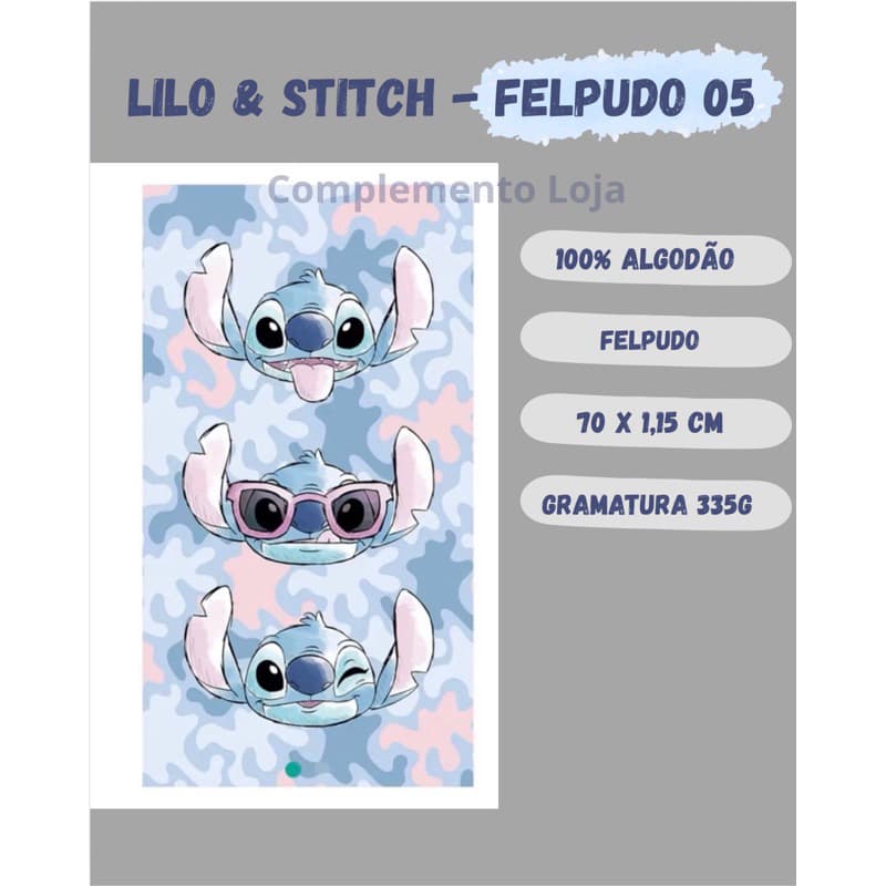 Toalha de Banho LILO STITCH Infantil 100% Algodão Dohler tope qualidaee