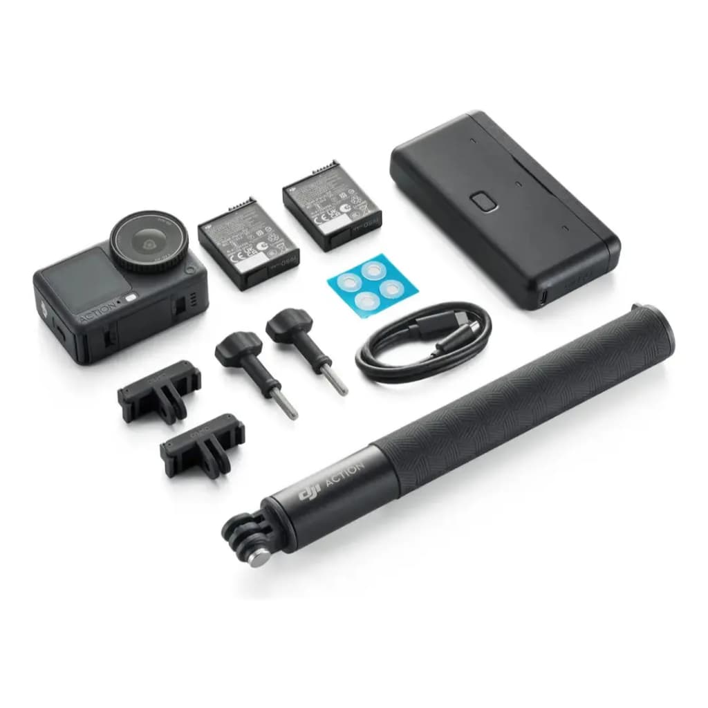 Câmera de Ação DJI Osmo Action 6 Adventure Combo 4K UHD Estabilização Wi-Fi Original