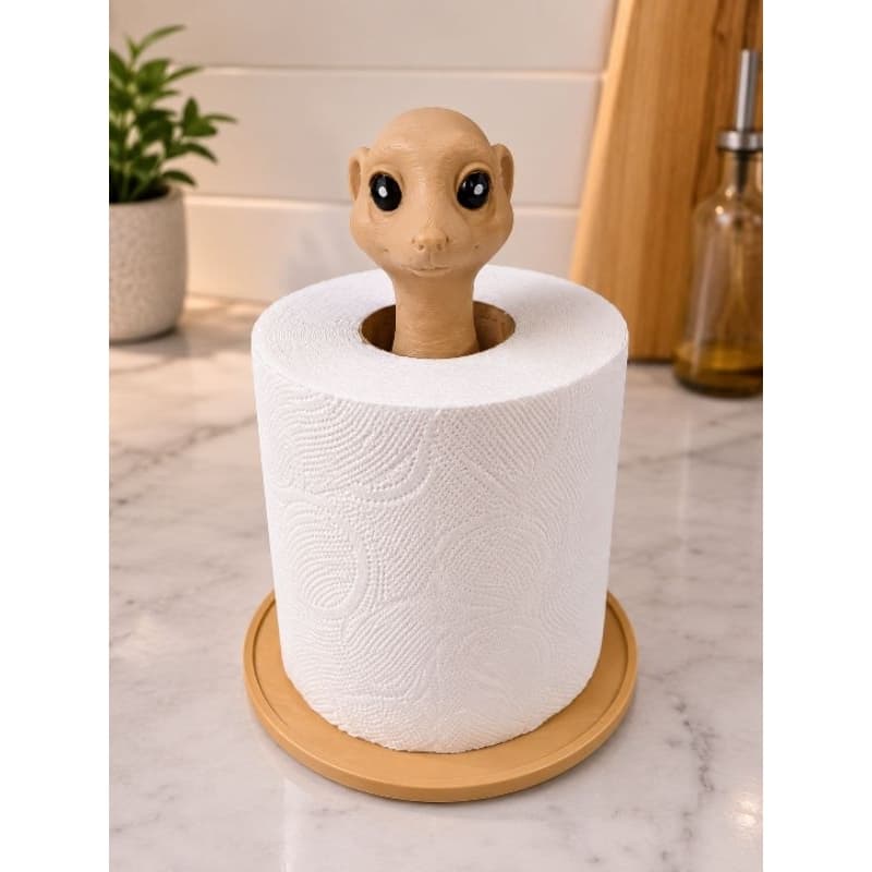 Porta papel decorativo 3D