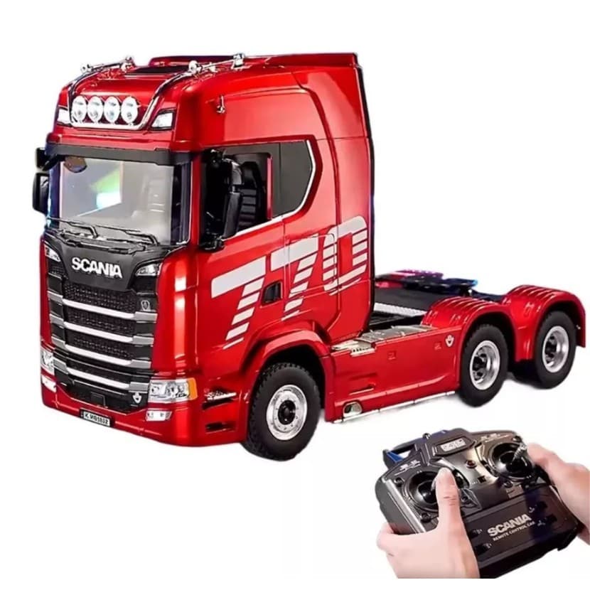 Carreta de Controle Remoto Scania 770S Huina 1501 TOP Realista!
