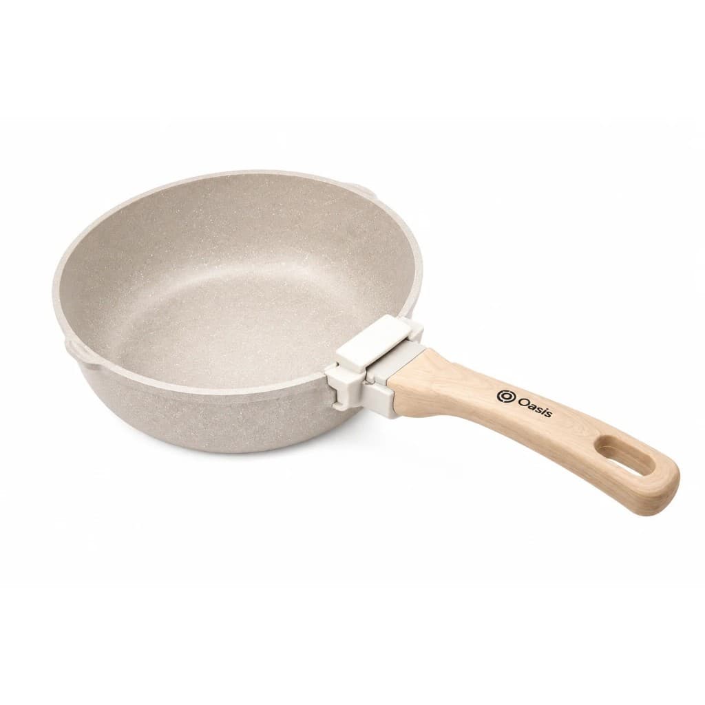 Frigideira Funda Antiaderente Granito 24cm Cabo Removível Oasis OIH-2024