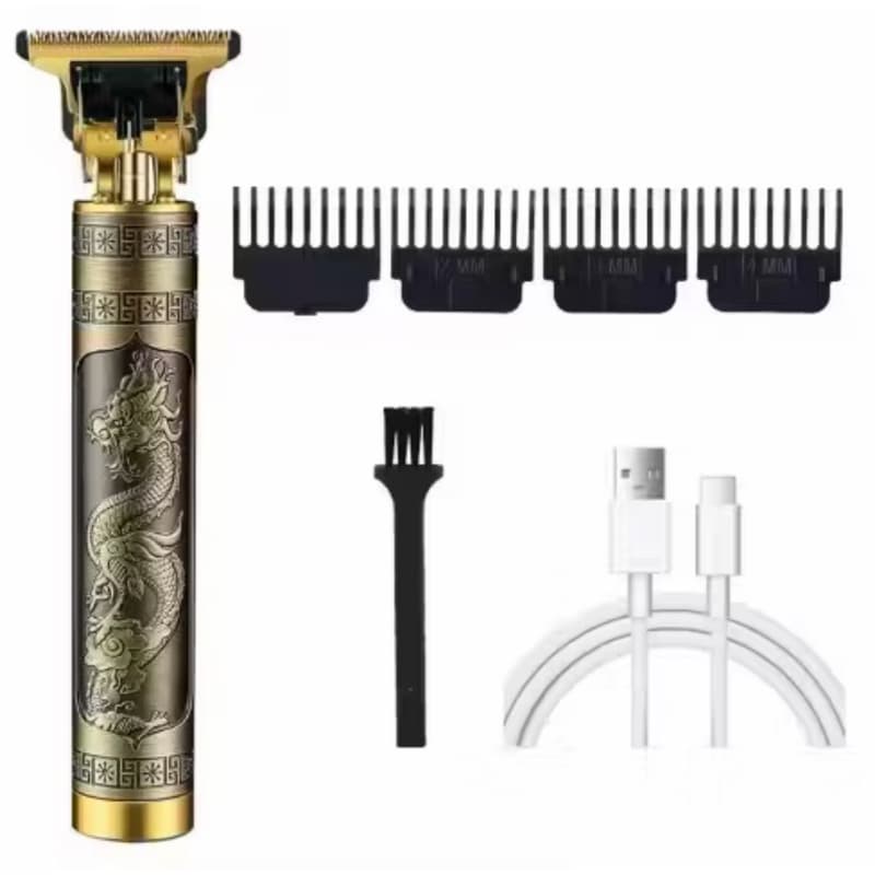Máquina de Cortar Cabelo e Barba Elétrica Dragão – Corte Preciso e Profissional