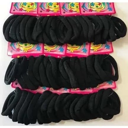 Kit 144 Xuxinha elástico para cabelo de meia