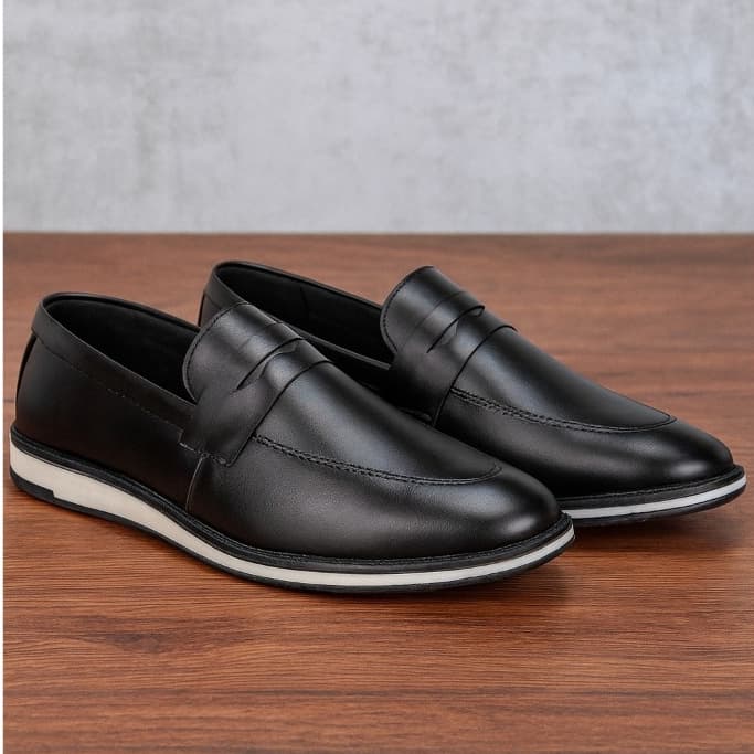 Sapato Mocassim Masculino Social Casual Confortável Elegante para Trabalho e Dia a Dia