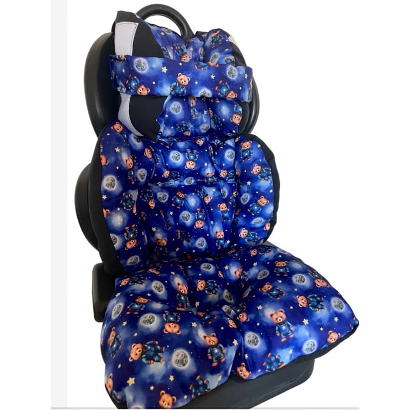 Capa Almofadada Universal Cadeirinha Carro Compatível Burigotto, Cosco, Galzerano, Voyage, Multikids e Outras 18 a 36kg