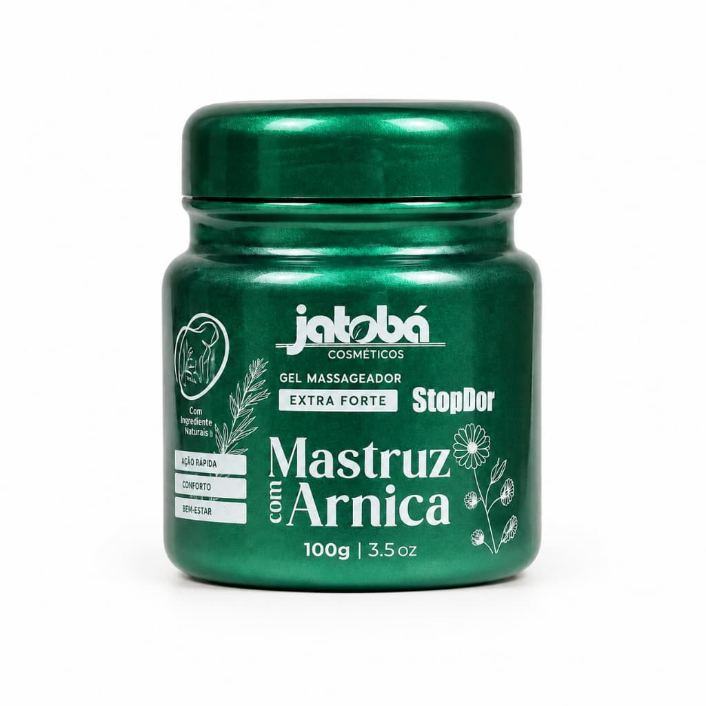 Gel Mastruz com Arnica Extra Forte StopDor Jatobá 100g Alívio Muscular
