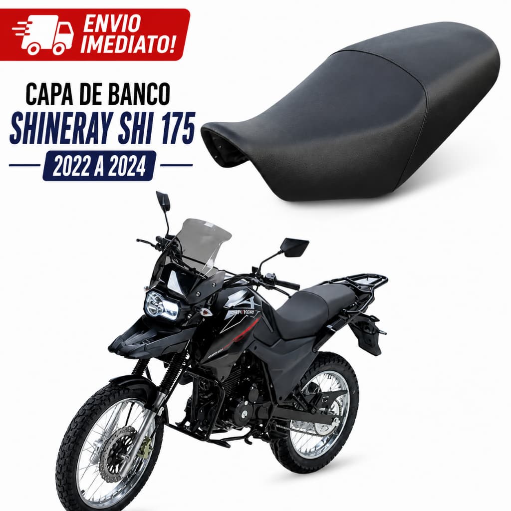 Capa Banco Moto Shineray SHI 175 2022 A 2024 Modelo Original