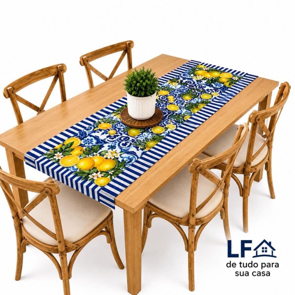CAMINHO DE MESA AVULSO ESTAMPADO VARIADO 1,30 X 0,50 ( TRILHO,DECORAÇÃO,COZINHA,MESA POSTA