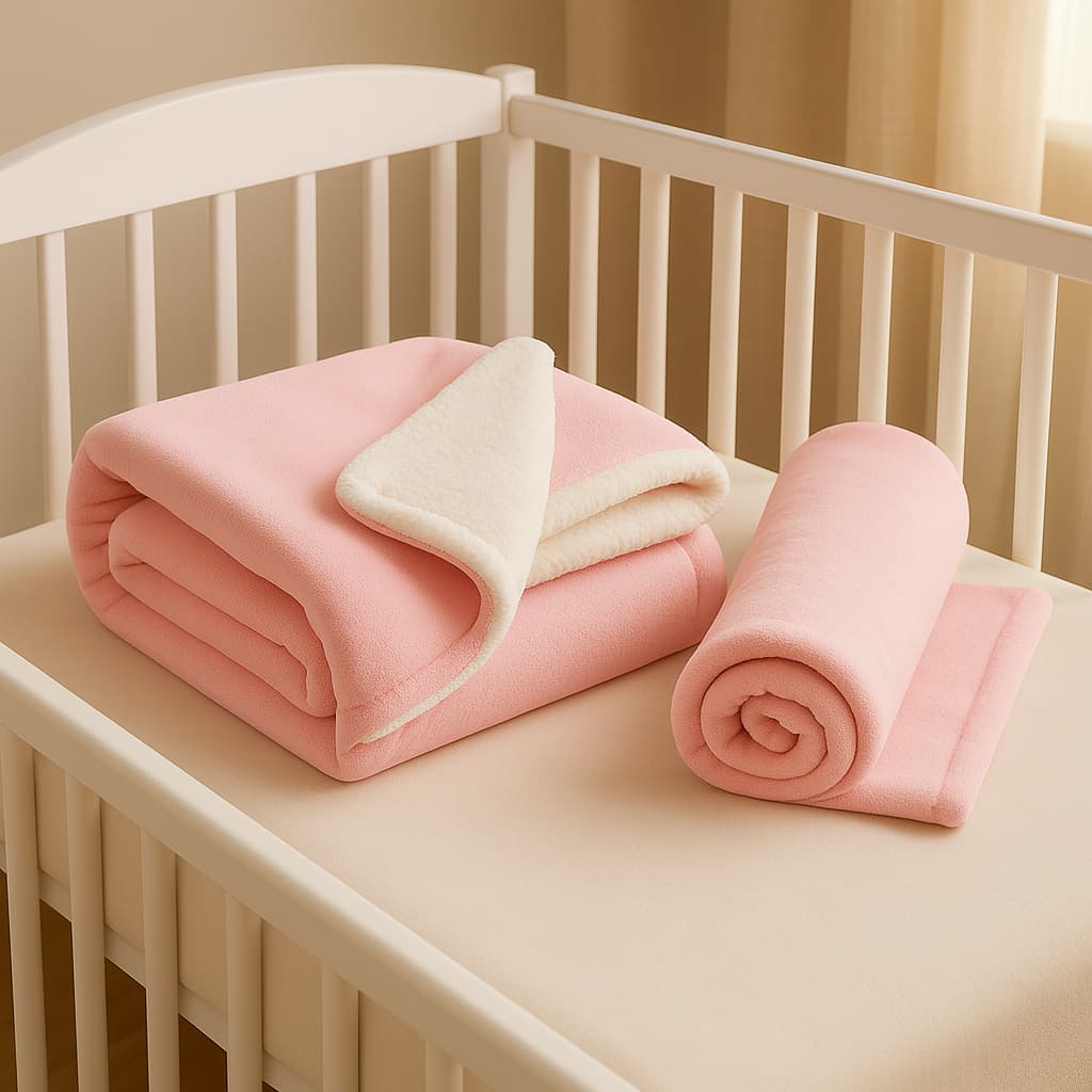 Kit 2 Cobertores Feminino - Cobertor Dupla Face c/ Sherpa + Cobertor Soft