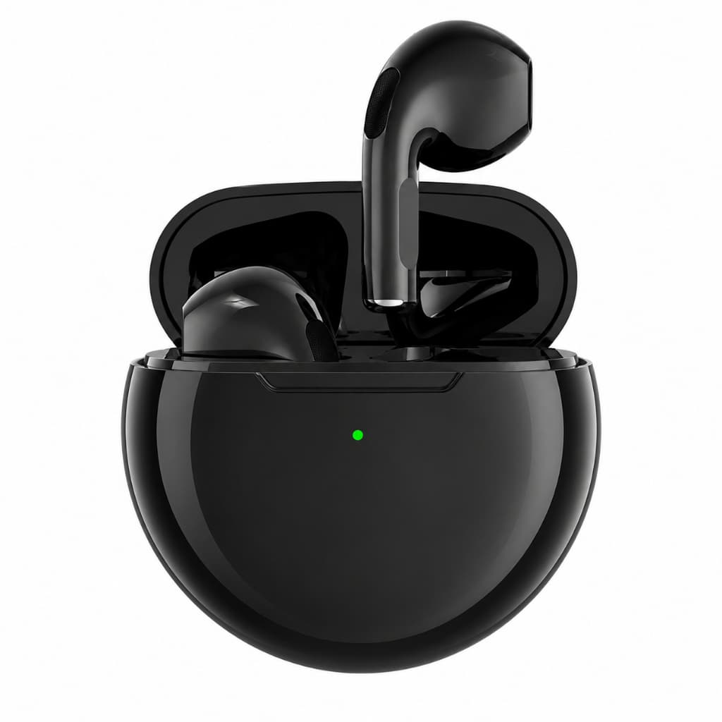 Fone de Ouvido Bluetooth sem fio TWS Pro 6 Airs Pro Estéreo Cancelamento de Ruido